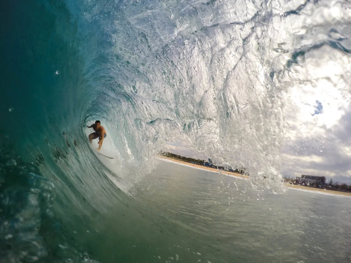 Yogaurlaub und Surfen