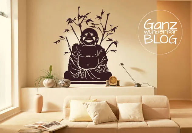 Wandtattoo_Buddha_Bambus