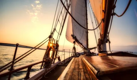 I am sailing · Yoga und Segelurlaub