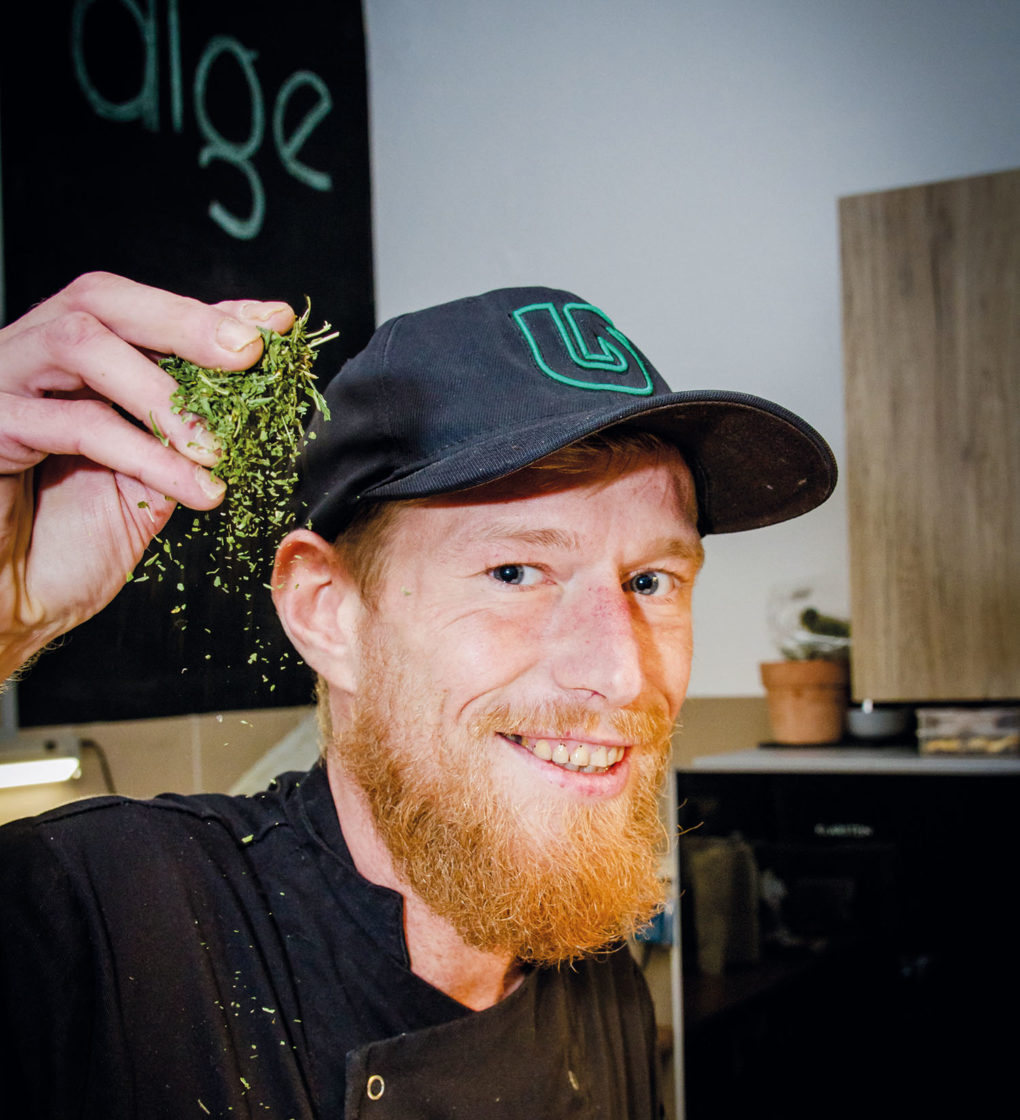 Hilf bei der Eröffnung eines veganen Restaurants