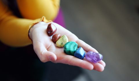 Chakra in Steinform