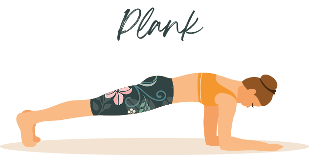 Yoga Übung Plank