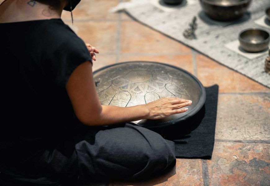 Meditation mit Handpan