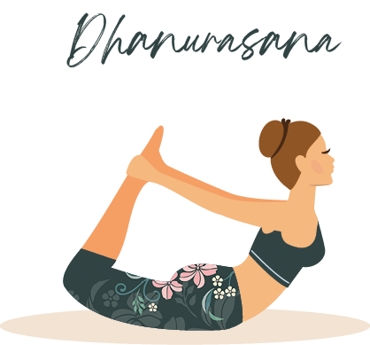 Rücken Yoga mit Dhanurasana