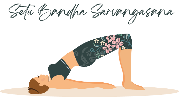 Rücken Yoga Setu Bandha Sarvangasana
