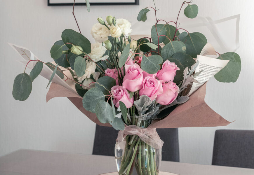 Blumenstrauß zum Valentinstag