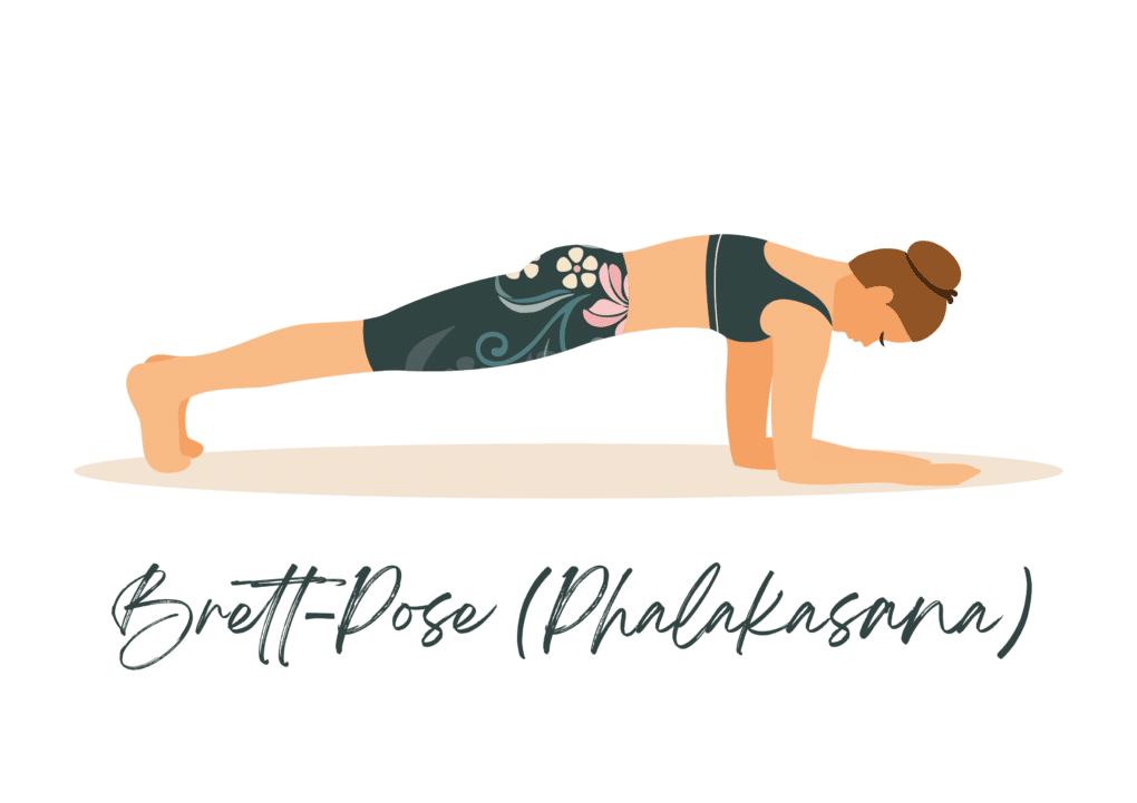 Yogaübung Brett Phalakasana