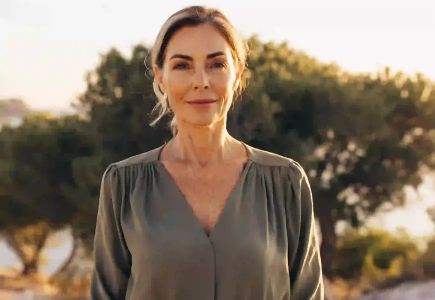 Frau in den Wechseljahren