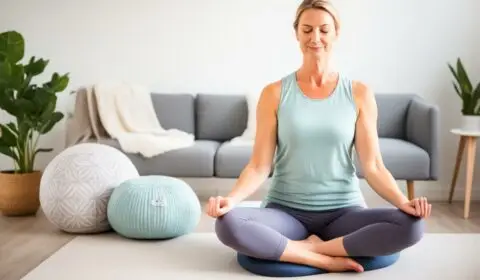 Individuell angepasstes Meditationskissen