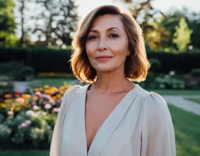 Frau in den Wechseljahren