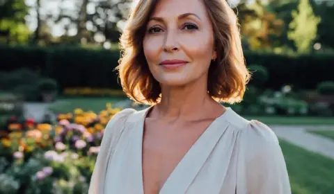 Frau in den Wechseljahren