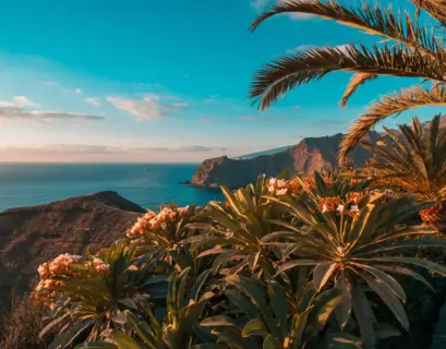 Blick auf die Küste der Kanaren