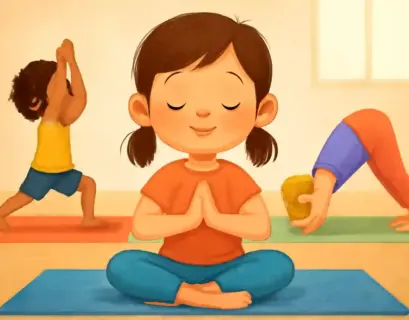 Kinderyoga Illustration