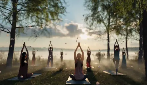 Soul Yoga Retreat mit vielen Yoginis