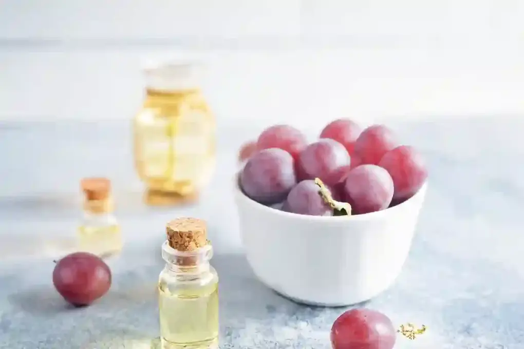 Traubenkernextrakt Öl mit Weintrauben