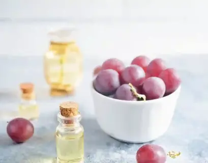 Traubenkernextrakt Öl mit Weintrauben