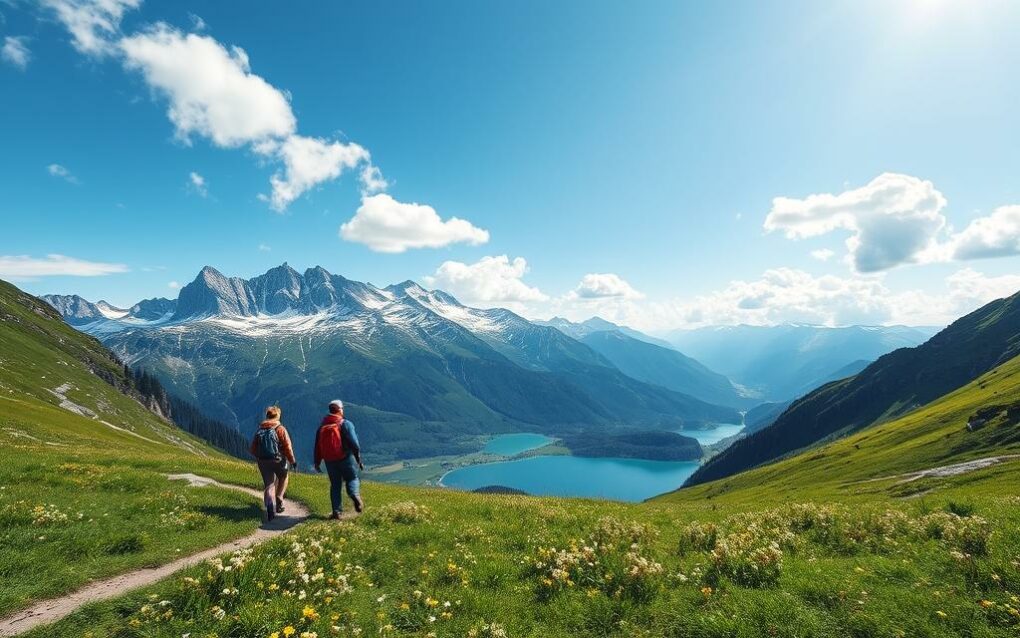 Wandern in den Tiroler Bergen