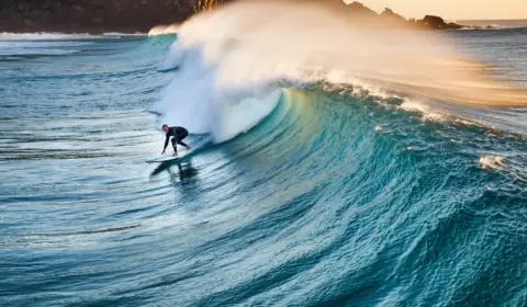 Wellenreiter in Portugal