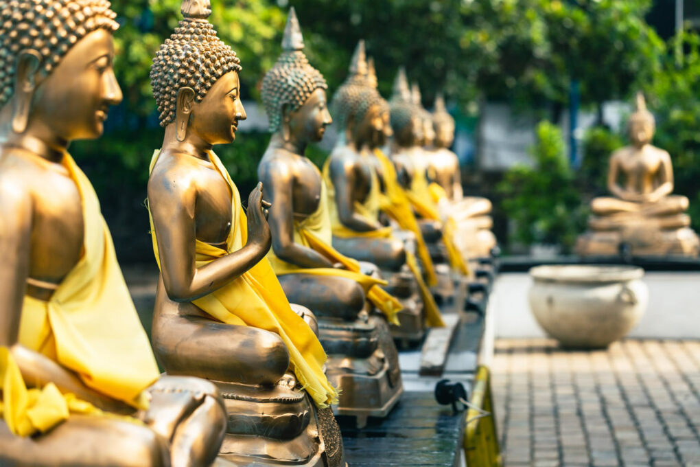 Buddha Statuen in Sri Lanka