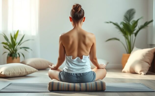 Rückenschmerzen beim Meditieren